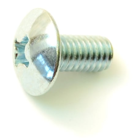 Midwest Fastener M6-1.00 x 12 mm Phillips Truss Machine Screw, Zinc Plated Steel, 30 PK 31321